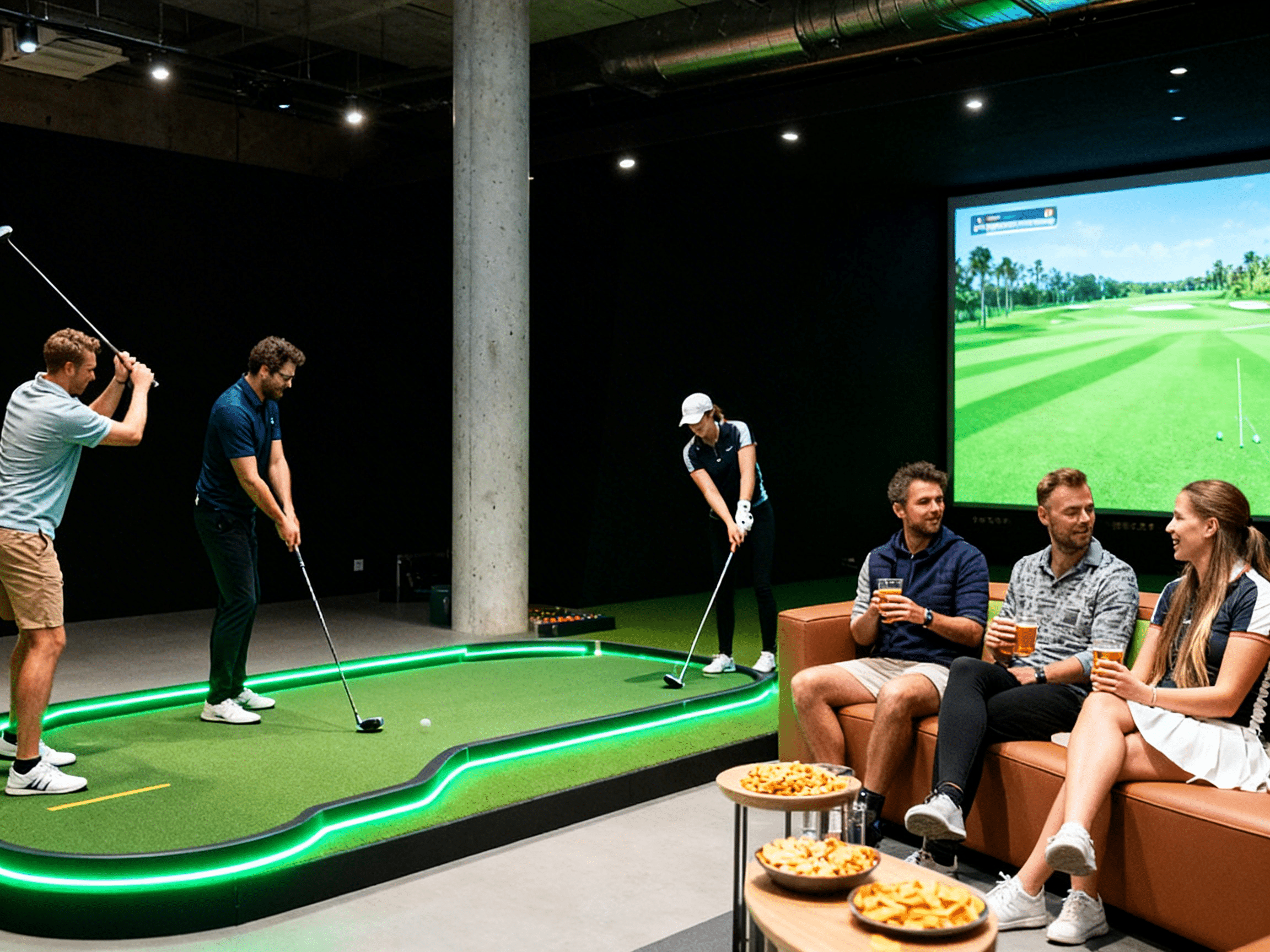 Firmenkurse Indoor-Golf Teamgeist Training gemeinsam stärken